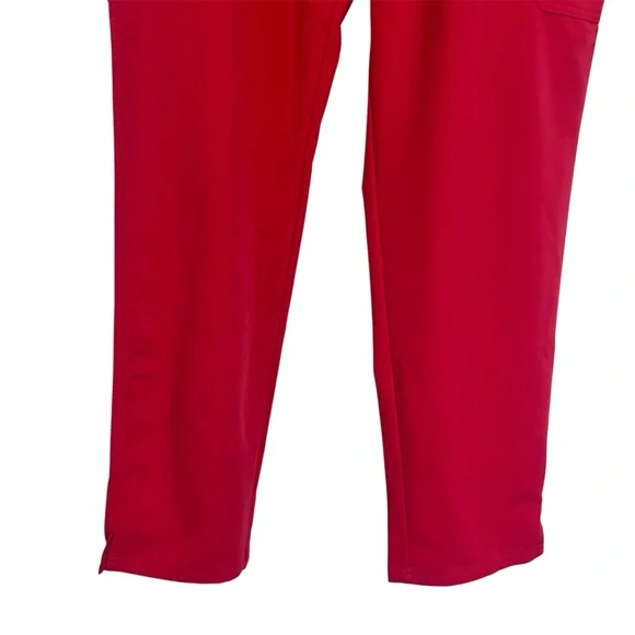 FIGS Red Scrub Set Catarina Top and Straight Leg Pants XL/XL Tall Womens - Picture 11 of 15